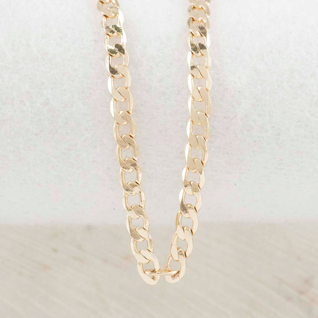 CADENA CUBANA PLANA 2.5mm - 45cm