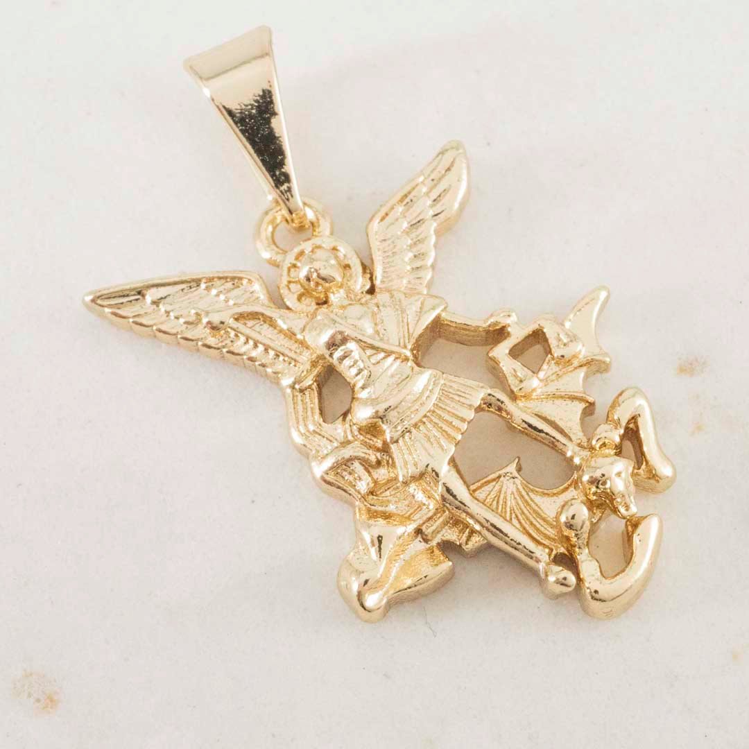 DIJE ARCANGEL SAN MIGUEL 19.5mm x 12mm